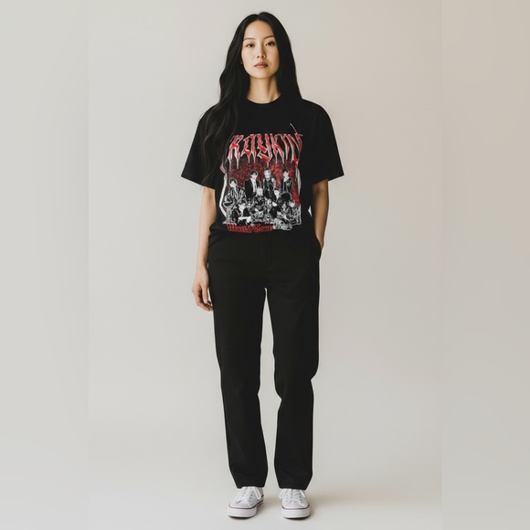 2025 Stray Kids dominATE NORTH AMERICA Black Tour T-shirt NWOT - Picture 6 of 7